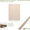 Ekena Millwork 94H x 3/8T Adjustable Wood Slat Wall Panel Kit w/ 2W Slats, Red Oak contains 22 Slats SWW66X94X0375RO - alternate 4